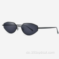 Eckige Roal Metall Damensonnenbrille